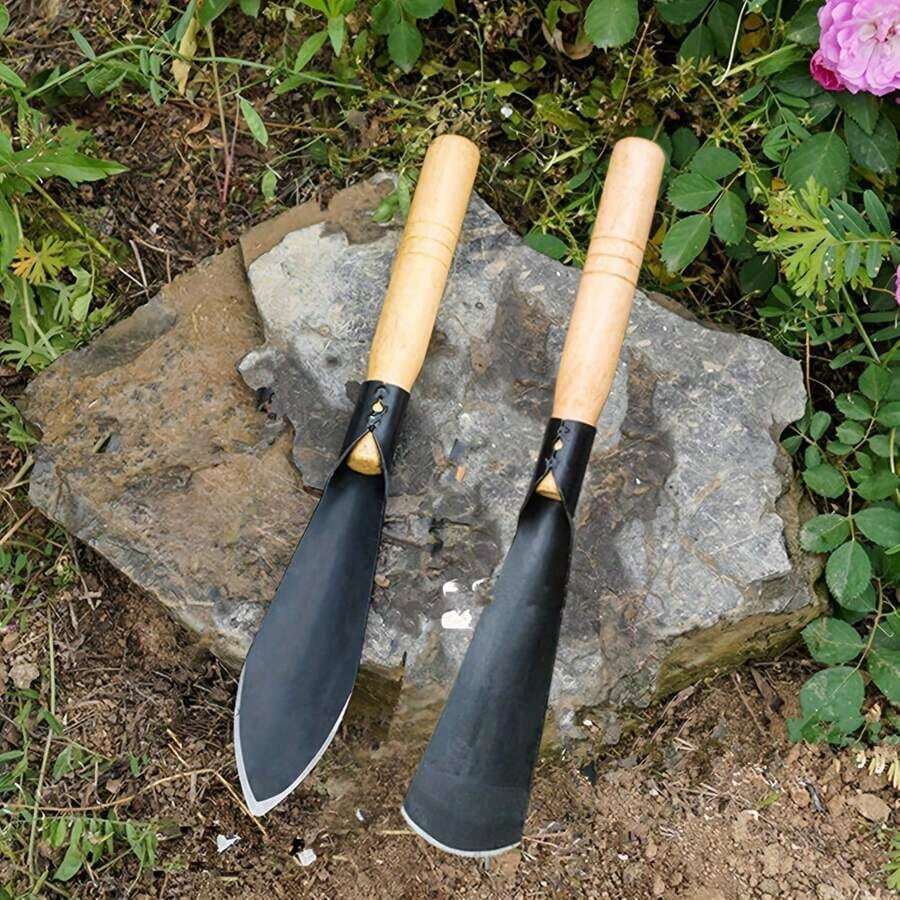 2pcs Garden Trowel Weeding Tools, For Digging, Transplanting, Planting
