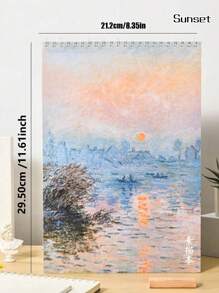 1 件 A4 白玫瑰图案金属线圈素描本，50 页，高品质螺旋装订素描本，适合素描、绘画、绘画，适合成人初学者/艺术家/学生，适用于学校/艺术工作室/家庭艺术创作，绘画学习的艺术用品，送给老师/同事/学生/同学/最好的朋友的小礼物，返校季节