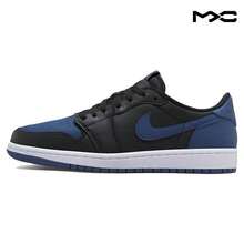 Air Jordan 1 Retro Low OG 'Mystic Navy' Black White Sneakers Women CZ0775-041 - 彩色 - 查看 1