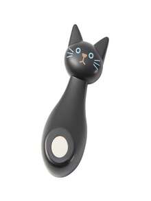 Three Creative Magnetic Hooks For Remote Controls, Featuring Strong Adhesive For Wall Mounting, Designed With A Cute Cat Cartoon, Perfect For Organizing TV And Air Conditioner Remotes Without Leaving Marks, And Suitable For Projectors - Multicolor - View 12