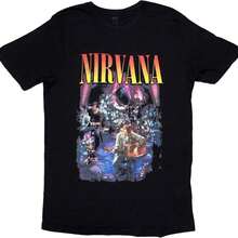 T Shirt Unplugged Photo Band Logo Official Womens Black Size L - Svart - Visa 1