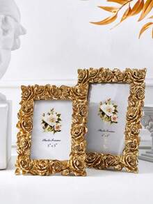 Retro European-Style Golden Arc Photo Frame Decorative Photo Frame, Used For Home Decoration And Photo Display Birthday Graduation Gifts,