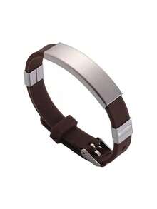 A Customizable Personalized Wristband That Can Be Printed With Exclusive Names And Numbers, Featuring An Adjustable Style Suitable For Teenagers. Ideal As A Back-To-School Gift Or Valentine's Day Gift, It Has A Pendant-Free Design And Is Stylish And Eye-Catching.,Rave Accessories - Multicolor - View 25