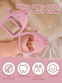 1 包婴儿出牙玩具硅胶出牙手套，适用于婴儿，防掉落腕式手牙胶，婴儿咀嚼玩具，满足吸吮需求，出牙玩具出牙手套，硅胶婴儿玩具，玩具婴儿，婴儿玩具，出牙玩具，婴儿牙胶，婴儿咀嚼出牙，硅胶婴儿玩具，新生儿>玩具，婴儿咀嚼玩具，女婴玩具>婴儿牙胶，婴儿系绳，新生儿玩具，手套，新生儿手套，婴儿玩具，牙胶，出牙玩具