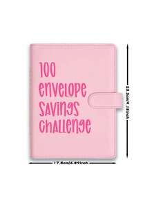 100pcs Challenge Card Envelopes, Money Saving Binder With Pre-Numbered Pockets, Suitable For Travel Organizer, Cosmetic Bags, Make-Up Pouch, Vacation Storage, Large Capacity Cosmetic Organizer, Makeup Box,Boho Vibes