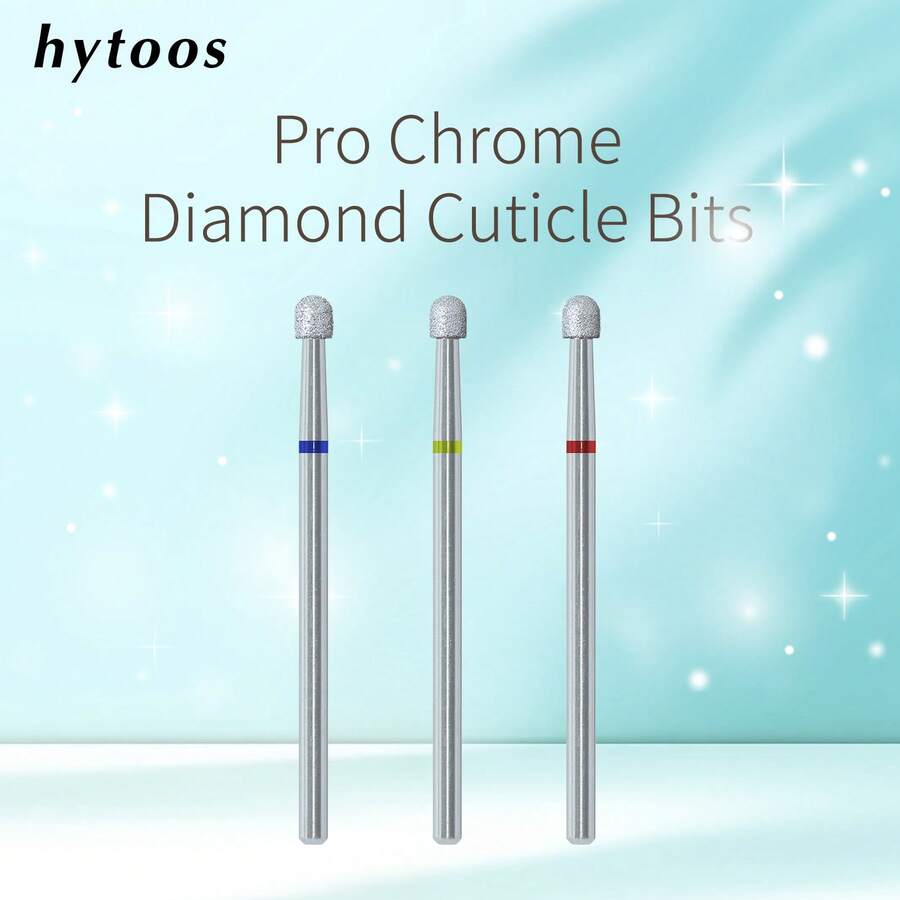 hytoos Mũi khoan móng hình nấm mạ kim cương, mũi khoan loại bỏ chai sần chuyên nghiệp, thích hợp cho máy mài móng, dụng cụ làm sạch da chết và dụng cụ chuẩn bị móng.