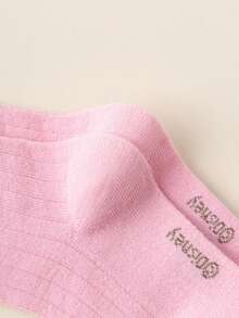 5 Pairs Disney Kids Socks, Mickey And Minnie Cartoon Pattern Children Mid-Calf Socks, Cute Boys Socks, Unique Disney Cartoon Design, Fashionable Casual, Comfortable Breathable, Also Suitable For Girls And Students Daily Wear. Must-Have For Disney Fans, Back To School Gift, Holiday Gift. - Multicolor - View 2