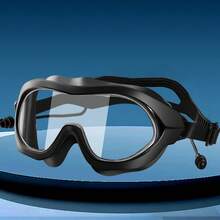 HD Anti-Fog Waterproof Swim Goggles For Adults, Unisex Large Frame Swimming, Waterproof Anti-Fog Swimming, Beach Essentials, Beach Accessories, Pool Float - Multicolor - View 7