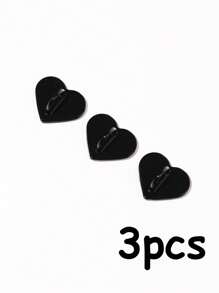 1/5/10pcs Heart-Shaped Metal Snap Buttons, Suitable For DIY Phone Case Lanyards, Phone Straps, In Gold, Silver, Black And Colorful, Phone Case Bag Hardware Accessories, Keychains, Keyring Clips, Smartphone Chains, Handmade Decorative Accessories, Smartphone Lanyards, Leaves No Trace, Compatible With All Android/Apple Series Smartphone Models Such As 17/16/15 Etc.