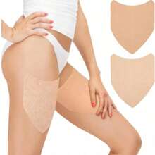 20/10 Pegatinas de protección antiroces para los muslos, Correas de sujeción antiarañazos para los muslos, Almohadillas antiarañazos para los muslos, Adecuadas para hombres y mujeres, Para prevenir posibles abrasiones y lesiones por fricción, La cinta elástica de tela proporciona una protección cómoda, Cubre los muslos y las pantorrillas, Cinturón, Pegatinas, Gel transparente impermeable, Proporciona comodidad y protección