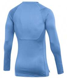 Nike Men's Pro Training Top Long Sleeve Shirt - Light Blue - 查看 2