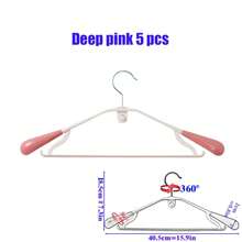 5pcs Wide Shoulder Seamless Non-Slip 360° Rotatable Simple Plastic Hangers, Suitable For Home/Dorm Room Laundry/Storage, Clothes Drying/Hanging