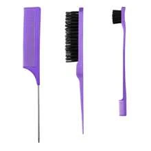 3 peignes en plastique ABS - peignes de coupe, en nylon et de déchirement pour le salon et la maison - indispensables pour l'été, les festivals et toutes les saisons - disponibles en plusieurs couleurs, brosses à cheveux, peignes, outils capillaires, produits capillaires et accessoires pour les salons de coiffure et les indispensables de beauté pour les voyages