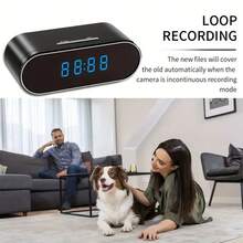 1080P Surveillance Home Video Recorder With 32GB Memory Card, Indoor Pet Camera, Baby Camera, Portable With Night Vision And Motion Detection, Suitable For Indoors, Homes, And Offices - Black - View 3