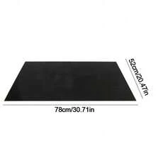 Electric Induction Hob Protector Mat Anti-Slip Mat Stove Covers 78cm X 52cm UK - Black - View 2