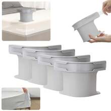 4Pcs Lock Sheet Holders - Bed Sheet Holder For Corners Keep Sheets Firm & Tight - Heavy Duty Bed Sheet Holder Corner Fitted Sheet Straps Fit All Mattress Size