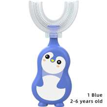 meomill 1pc Cartoon U-Shaped Toothbrush, Soft Toothbrush, Cartoon Toothbrush