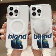 Funda para teléfono con diseño artístico de Austin Blonde. Compatible con 16, 15, 14 Pro, 13, 12, 11, XR y XS Plus. Fabricada en silicona TPU, resistente a golpes y caídas. Tacto agradable. Ideal para regalar a familiares, amigos y seres queridos. - transparente - Ver 6