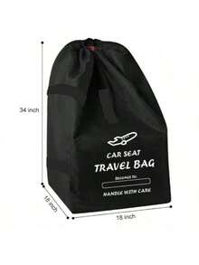 儿童座椅、旅行托运包、登机包、婴儿背带座椅收纳袋、防尘罩 - 黑色 - 查看 11