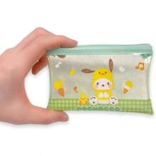 Accessories Cosmetic Flat Vinyl Mini Pouch Zipper Case Bag 4.7 In (W) 3.0 In (H) - 白色 - 查看 3