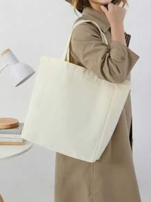 1个多功能帆布手提袋，大容量购物旅行手提包，可重复使用的日常购物袋，可折叠便携帆布袋，适合DIY绘画，肩背帆布手提袋，可重复使用的手提包，帆布手提袋，适合日常使用和旅行，多隔层学生手提包，非常适合海滩，旅行帆布手提袋，理想的圣诞礼物