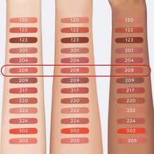 Velvet Matte Lipstick In Shade 208 They Met In Argentina - Warm Rosewood  Trial Size 1g/ 0.035 Oz Travel Size Mat Lip Colour Mini - #208 They Met in Argentina - 查看 4
