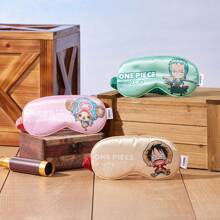 Miniso One Piece Chopper Eye Mask, Exquisite Printing Restores Character Charm, Great Light Blocking Item For Travel And Home, Considerate Companion For Nap And Business Trip (1 PC) - Pink - View 4