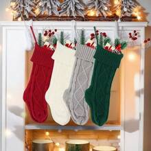 Christmas Stockings, Christmas Ornaments, Gift Bags, Supplies, Decoration, Gift Bags, Diamond-Shaped Geometric Patterns, Festival Gifts, Photo Background Props Home Decor Christmas Decorations Room Decor Winter