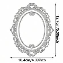 1 件蕾丝框架金属切割模具，适用于 DIY 剪贴簿装饰压花手工模切模板