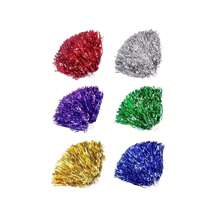 2/4/6/12pcs Cheerleading Flower Pom Poms, Cheerleading Pompoms Dance & Sports Accessories