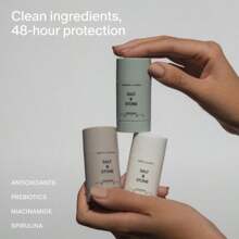 Aluminum Free Deodorant | Extra Strength 48 Hour Protection For Women & Men | Made With Seaweed Extracts, Shea Butter & Prebiotics (Santal & Vetiver)