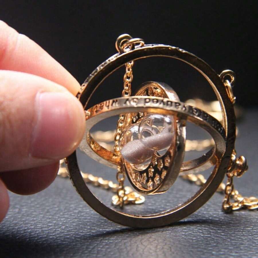 Design-Oriented Magic Academy Time Converter  Pendant Necklace Sweater Chain For Everyday Wear - 彩色 - 查看 1