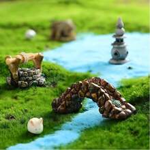 1pc Miniature Wonderland Well Statue - Handmade Resin Collection Micro Landscape Decoration - Charming Outdoor Wonderland Sculpture - Suitable For DIY Gardens, Plants, Home And Lawn Decoration.Random Style Delivery