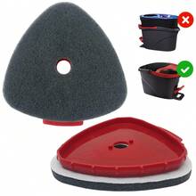 1 đầu bàn chải thay thế, tương thích với hệ thống lau nhà xoay một xô O-Cedar, bàn chải thay thế để vệ sinh bồn tắm và gạch, phù hợp với máy lau nhà xoay O-Cedar EasyWring, bàn chải lau sàn, dùng cho vòi sen, bồn tắm, tường, dụng cụ vệ sinh, phụ kiện vệ sinh - Đỏ - Xem 1