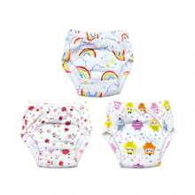 6pcs Baby Absorbent Potty Training Pants, Reusable, Breathable, Suitable For Boys And Girls, All Season
