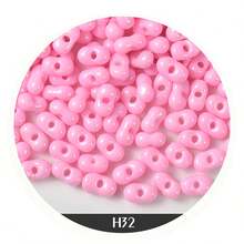 100 piezas de cuentas de vidrio en forma de cacahuete de 3x6mm, cuentas de vidrio jade de colores surtidos, cuentas sueltas lindas, cuentas espaciadoras a granel para hacer joyas, pulseras, aretes, collares DIY