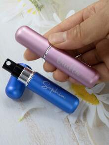 Custom Name Perfume Bottle,Personalized Travel Perfume Bottle Refillable,Customized Mini Perfume Bottle,Atomizer Sprayer For Perfume,Customizable Bridal Party Gifts,Birthday Gifts,Bridesmaid Gifts,Multifunctional,Travel,Portable,Liquid Bottle,Women,Besties,Girlfriends,Boyfriends,Colleagues,Exquisite - 5ml - 查看 5