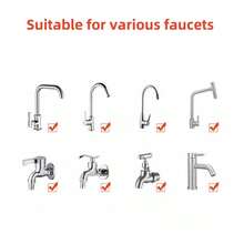 Faucet Splash Guard, Kitchen Household Shower Head, Universal Tap Extension Adapter, Rotatable Water Filter