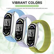 Dây đeo nylon tương thích với vòng đeo tay thể thao thông minh Mi Band 10 9 8 Dây đeo đồng hồ cho Mi Band 10 9 Phụ kiện dây đeo thay thế - Tương thích với vòng đeo tay Xiao Mi 8/9/10 - Xem 2