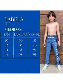 KIT 2 Men's Jeans, Boys' Jeans, Children's Jeans, Youth Jeans With Lycra, 8 To 16 Years Old - 彩色 - 查看 6
