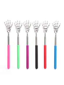 6/3/2/1pc Extendable Back Scratcher Portable Telescoping Metal Stainless Steel Back Scratchers Hand Massager - Multicolor - View 14