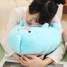 Keylingwd 13.7*13.7in Snack Bag Capybara Pillow Plush Toy, With Six Small Dolls Inside, Children's Plush Toys, Birthday Gifts For Boys And Girls ,Very Cute, Soft And Comfortable Dolls, Plush Filling, Perfect Gift For Holidays And Birthdays, Decorative Pillows For Living Room Sofas - Multicolor - View 8