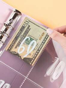 100pcs Challenge Card Envelopes, Money Saving Binder With Pre-Numbered Pockets, Suitable For Travel Organizer, Cosmetic Bags, Make-Up Pouch, Vacation Storage, Large Capacity Cosmetic Organizer, Makeup Box,Boho Vibes