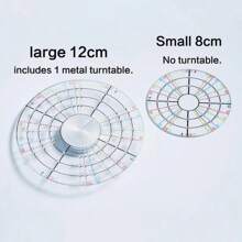 Strumento per ceramica, righello acrilico rotondo per linee di divisione, utensile per incisione e marcatura dell argilla, righello per centratura e ausiliario per tornio