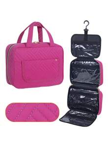 UOZL Toiletry Bag Hanging Travel Toiletry Storage Box, Large Capacity Portable Makeup Box, Multi-Compartment Design With Free Rotating Hook, Spacious Makeup Storage Box Makeup Bag Makeup Bags Makeup Organizer Make Up Organizer Make Up Bag - Multicolor - View 15