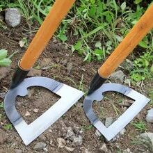 New Heavy-Duty Steel Garden , Thickened Weeding Tool, Durable Lawn Mower, Handheld Garden Rake, Soil Loosening Work Tool ,Garden Weedszappa (Excluding Handle), Suitable For Gardening Supplies, Courtyards, Gardens, Vegetable Plots, Lawns, Cultivator Gardening Tools, Festival Gifts, Mother's Day Gifts, Labor Day Gifts