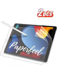 ZYONS 2 Stücke papierähnlicher Bildschirmschutz für iPad 11. Generation A16 2025, matter Film, weicher Film, kein Glas, papierähnlicher Zeichenfilm kompatibel mit 10./9./8./7./Air 11/13/Pro 12.9/Mini 7/6/M2/M3/M4 2024, mattverspiegelter Malfilm mit hoher Empfindlichkeit, iPad Zubehör