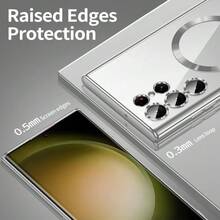 兼容三星S25、S25+、S25 Ultra、S25 Edge手机壳,支持无线充电,电镀边缘,防震耐用,提供全方位保护。也兼容S24、S24+、S24 FE、S24 Ultra、S23、S23+、S23 FE、S23 Ultra、S22、S22+、S22 Ultra、A35、A55、A05、A15、A06、A16以及16、15、14、13、12、11 Pro Max Plus、7、8、SE、7P、8P、X、16e。 - 銀色 - 查看 5