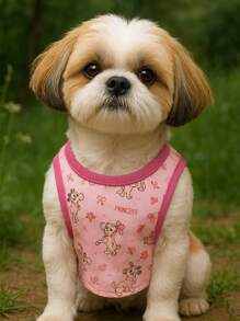 roupinha pet vestidinho fresquinho  verão de malha  para cachorras e gatas