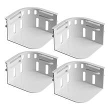 2025 New Lock Sheet Holders Set Of 4, Secure Bed Sheets Firmly In Place For No More Loose Sheets, Fits All Sheet Sizes, Easy One-Time Installation(White & Gray) - 白色 - 查看 8